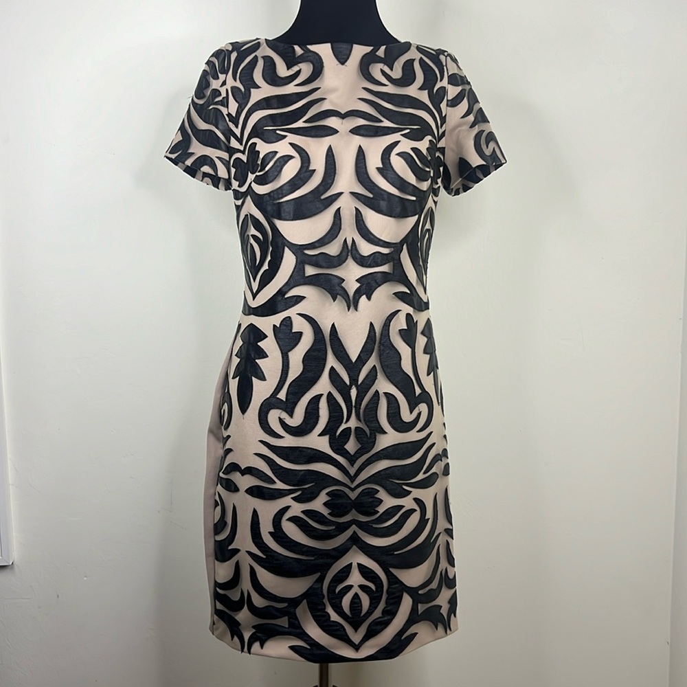 ALEXIA ADMOR Fitted Bateau Sheath Dress XS